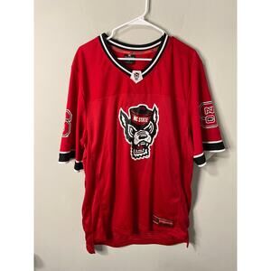 New Colosseum Men's Football Jersey NC State, Size Large